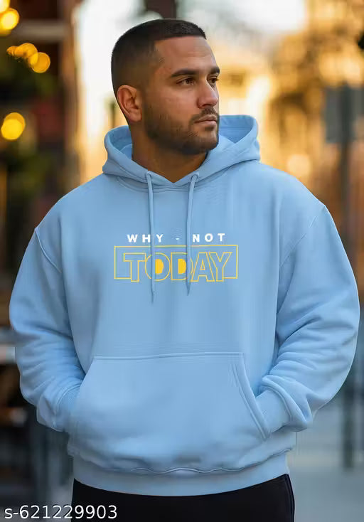 Men’s Premium Cotton Fleece Hoodie | Stylish Winter Sweatshirt for Men