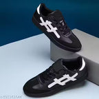 Anjrs Men's Styles sports Running, comfortable, boy and Men, Black Casual shoes