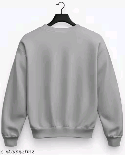 Full sleeve round neck printed sweatshirt