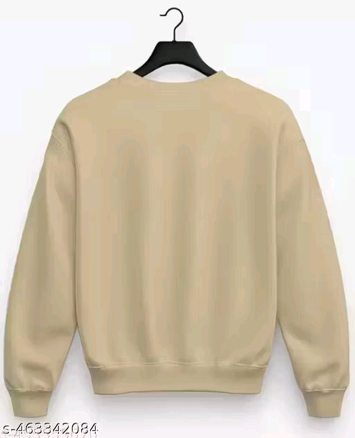 Full sleeve round neck printed sweatshirt