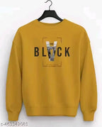 Full sleeve round neck printed sweatshirt