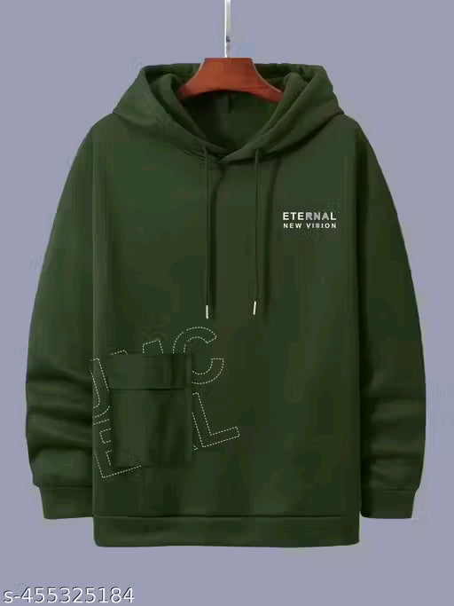 Comfy Elegant Men Sweatshirts (Green)