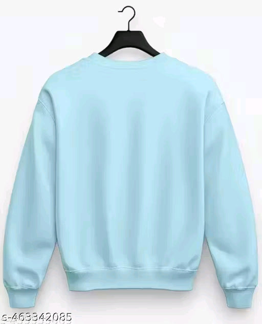 Full sleeve round neck printed sweatshirt