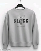 Full sleeve round neck printed sweatshirt