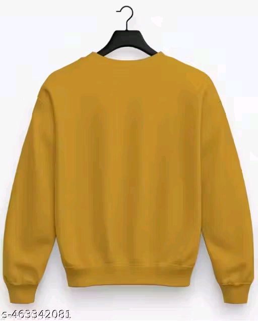 Full sleeve round neck printed sweatshirt