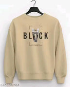 Full sleeve round neck printed sweatshirt